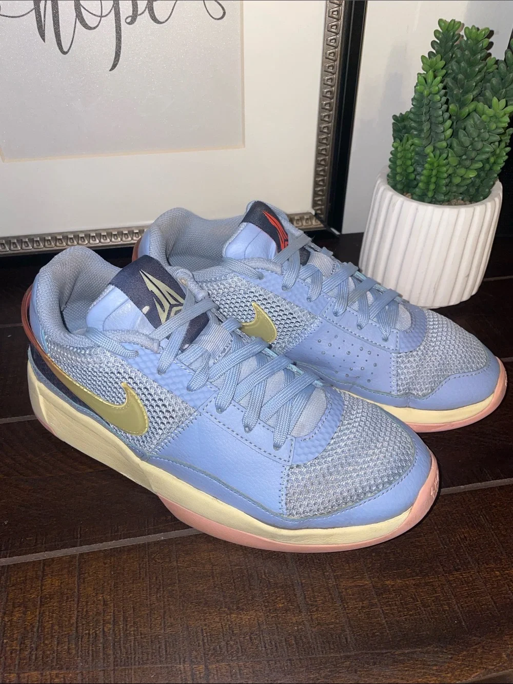 Nike Ja 1 Day 1 Ja Morant Low-Top Basketball Sneakers Size 6Y Unisex Women’s 7.5
